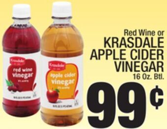 C Town Krasdale apple cider vinegar offer