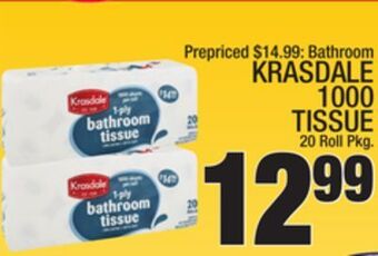 C Town Krasdale 1000 tissue offer