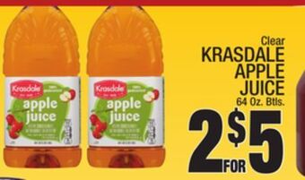 C Town Krasdale apple juice offer