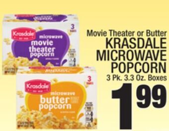 C Town Krasdale microwave popcorn offer