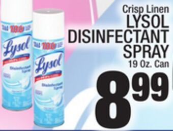 C Town Lysol disinfectant spray offer