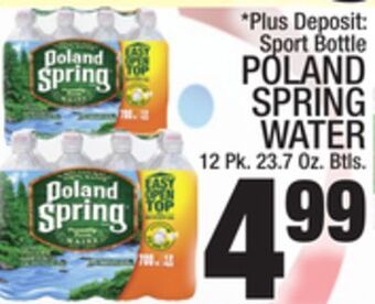 C Town Poland spring water offer
