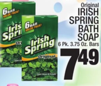C Town Irish spring bath soap offer