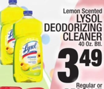 C Town Lysol deodorizing cleaner offer