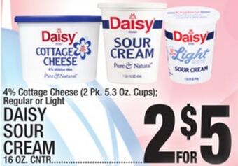 C Town Daisy sour cream 16 oz. cntr offer