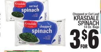 C Town Krasdale spinach offer