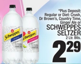 C Town Schweppes seltzer offer