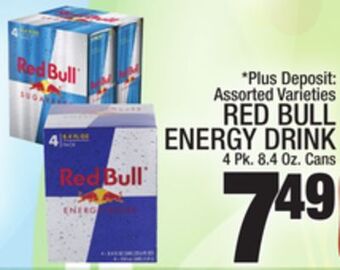 C Town Red bull energy drink offer