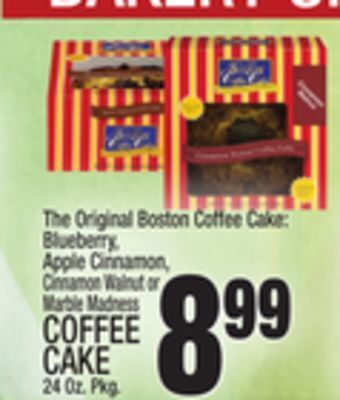 C Town Coffee cake offer