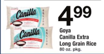 ACME Goya canilla extra long grain rice offer
