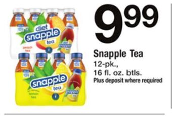 ACME Snapple tea offer
