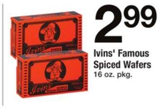 ACME Ivins' famous spiced wafers offer