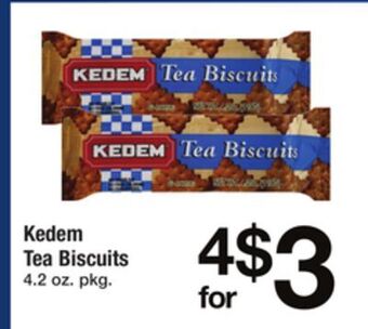 ACME Kedem tea biscuits offer