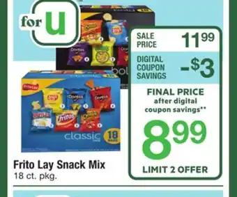 ACME Frito lay snack mix offer