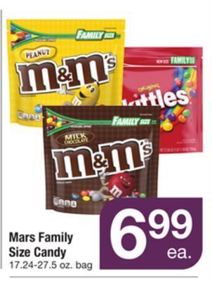 ACME Mars family size candy offer
