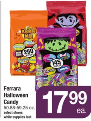 ACME Ferrara halloween candy offer