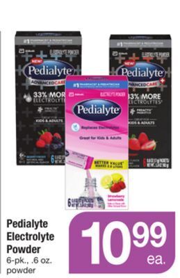 ACME Pedialyte electrolyte powder offer