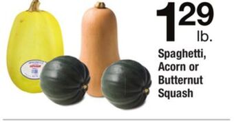 ACME Spaghetti, acorn or butternut squash offer