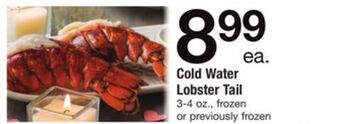 ACME Cold water lobster tail offer