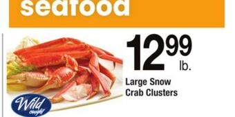 ACME Large snow crab clusters offer