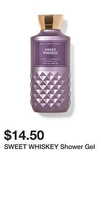 Bath & Body Works Sweet whiskey shower gel offer