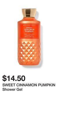 Bath & Body Works Sweet cinnamon pumpkin shower gel offer