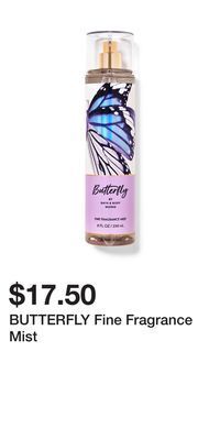 Bath & Body Works Butterfly fine fragrance mist offer