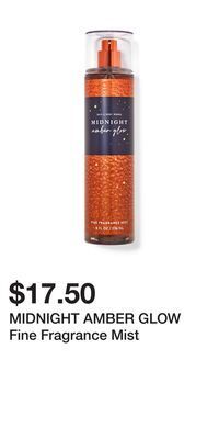 Bath & Body Works Midnight amber glow fine fragrance mist offer