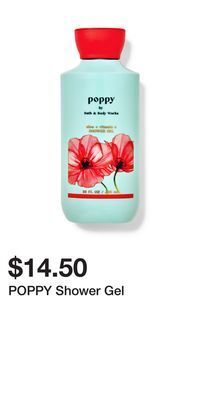 Bath & Body Works Poppy shower gel offer