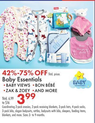 Boscov's Baby essentials offer