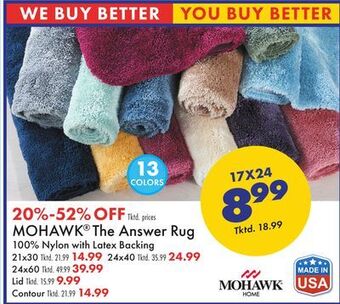 Boscov's Mohawk® the answer rug offer