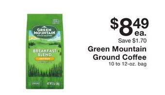 Fairway Store Market Green mountain ground coffee offer