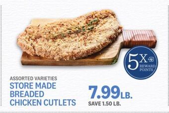 Kings Food Markets Store made breaded chicken cutlets offer