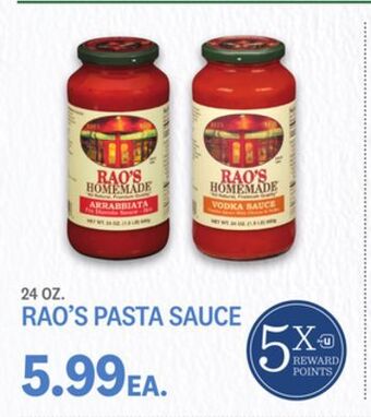 Kings Food Markets Rao's pasta sauce offer