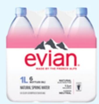 Kings Food Markets Evian spring water offer