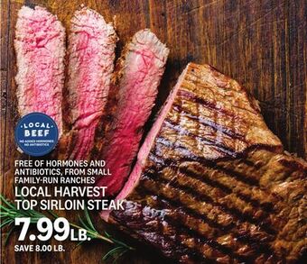 Kings Food Markets Local harvest top sirloin steak offer
