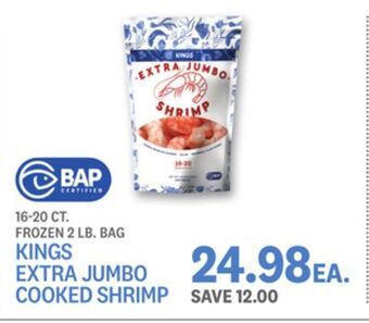 Kings Food Markets Kings extra jumbo cooked shrimp offer