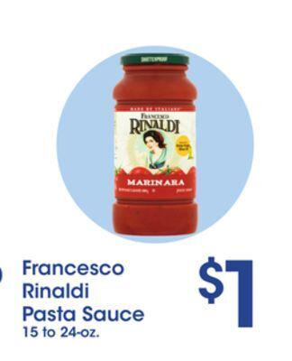 Price Rite Francesco rinaldi pasta sauce offer