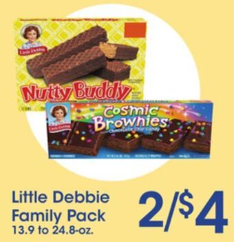 Price Rite Little debbie family pack offer