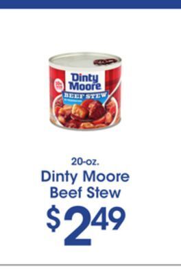 Price Rite Dinty moore beef stew offer