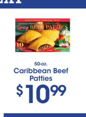 Price Rite Caribbean beef patties offer