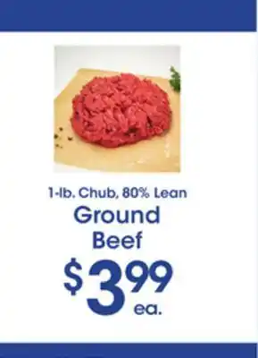 Price Rite Ground beef offer