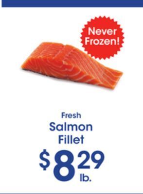 Price Rite Fresh salmon fillet offer