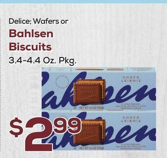 DeCicco & Sons Bahlsen biscuits offer