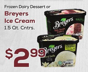 DeCicco & Sons Breyers ice cream offer