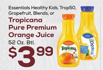 DeCicco & Sons Tropicana pure premium orange juice offer