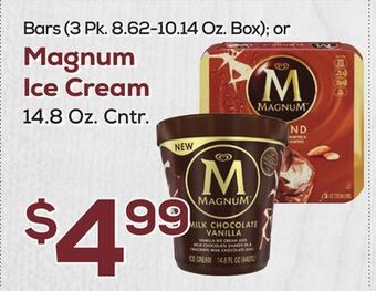 DeCicco & Sons Magnum ice cream 14.8 oz. cntr offer