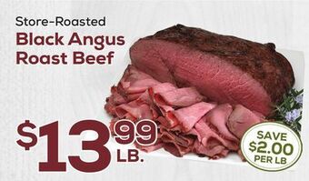 DeCicco & Sons Black angus roast beef offer