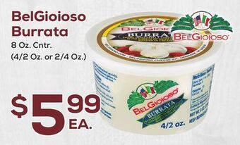 DeCicco & Sons Belgioioso burrata offer