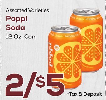 DeCicco & Sons Poppi soda offer